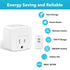 HBN Remote Control Outlet with 100FT RF Signal, Wireless On Off Switch Plug, 15A/1875W