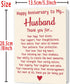 mmuue Happy Anniversary Card for Husband, Romantic Anniversary Card Gift from Wife, Thank You Husband Card, Sweet