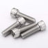 M5-0.8 x 16mm Socket Head Cap Screws, Stainless Steel 18-8 (304), Full Thread, Bright Finish, 50 PCS Allen Socket Drive