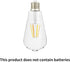 3 Dimmable E26 Bulbs Battery Operated Wall Sconce Color Edison
