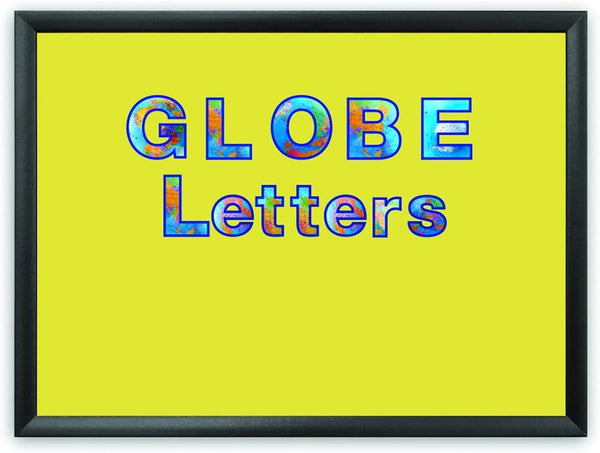 Bulletin Board Letters and Numbers by Hygloss Products – Punch Out Globes Design Combo – 3 Inch, 350 Pieces