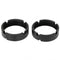 VKQ 2pcs Steel Castle Nut, 1-3/16 inch x 16 TPI