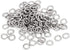 M6 Stainless Flat Spring Lock Washers, 18-8 (304) Stainless Steel, 100 Pack, 0.24” ID