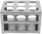 Test Tube Rack for 32mm Tubes, 304 Stainless Steel Holder with 6 Hole, 3 Layer Lab Test Tube Rack and Vial Holder