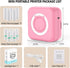HUIJUTCHEN 10 Inkless Mini Thermal Pocket Printer, Wireless Mini Sticker Printer with Rolls Thermal Paper