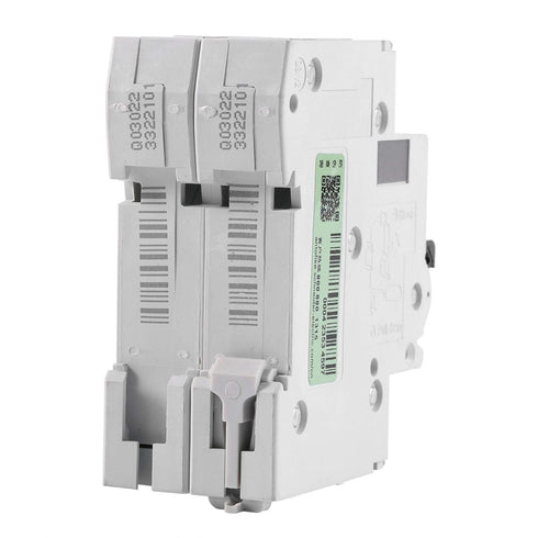 1pc 250V Solar Din Rail Circuit Breaker 16A/32A/63A for Solar Panels Grid System and Other DC Systems (16A)