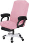 SARAFLORA Office Chair Cover- Large, Pink Removable Computer Chair Cover for Office