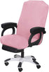 SARAFLORA Office Chair Cover- Large, Pink Removable Computer Chair Cover for Office