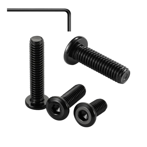 Socell M6x25mm Hex Socket Head Cap Screws Furniture Screws Bolts,50pcs M6x1.0 Bolts,304 Stainless