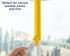 Zibra Square Paint Brush, 1-inch, for Painting Murals, Details, Narrow Trim & Windows, Artist Brush