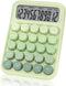 Mechanical Switch Calculator with Big Buttons, 12 Digits, Large LCD Display, Cute Pink Desktop Calculator for Office,