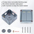 Switch,10A 125VAC 3PK M20x1.5 20mm Diameter,IP66 SuperInk ABS Outdoor Waterproof Dual Light Switch Waterproof,Enclosure