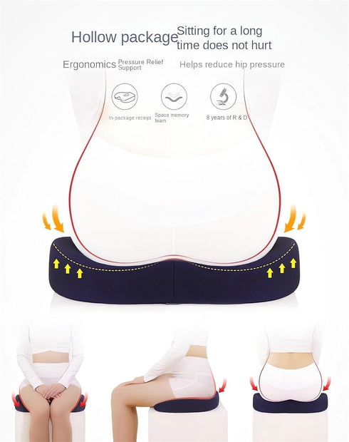 LIONICE 2023 Premium Soft Hip Support Pillow - New Soft Hip Support Butt Cushion Seat for Desk Chair, Ergonomic Memory