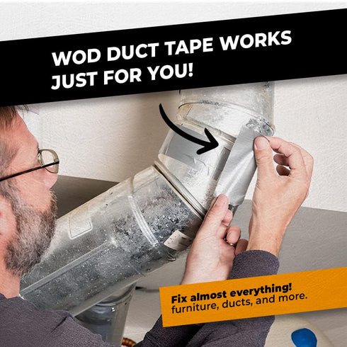 WOD DTC10 Advanced Strength Industrial Grade Olive Drab Duct Tape, 1 inch x 60 yds. for Crafts & Home Improvement