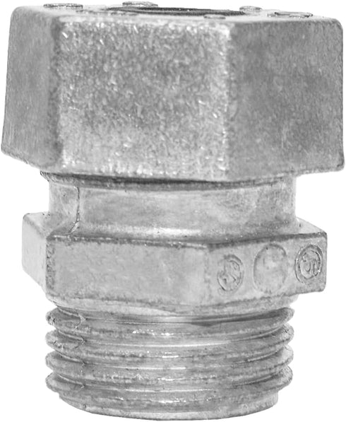Sigma Electric, Silver ProConnex 49214 Strain Relief Cord Connector 3/4-Inch, 1-Pack, 1 Count (Pack of 1) by Sigma Electric