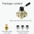 Pneumatic Hand Valve HV-02: Rotary Lever 3 Position 4 Way 1/4" NPT Air Control Flow Valve