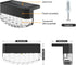 Outdoor,12 Pack Lights,8 Solar Fence Lights Solar Deck Fixed Colors Color Changing Modern Solar Powered,Waterproof LED
