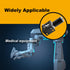 370 Mounting Bracket for DC Worm Gear Motor, Durable Single-Side Holder, 2Pcs, Compatible with 32GZ370/40GZ495