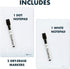 Quartet Glass Desktop Notepad, 9" x 6", Whiteboard, Dry Erase Surface, 2 Pack