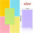 Tecmisse 1200 3x5 Inches 6 (1200) Pcs Ruled Index Cards, Colorful Index Cards Bulk, Heavy Colored Note Cards, Study