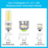 E17 Intermediate LED 3.5W Fridge Light Bulb Replacement, 480LM Daylight White 5000K, Compatible with Kenmore, Pack of 2