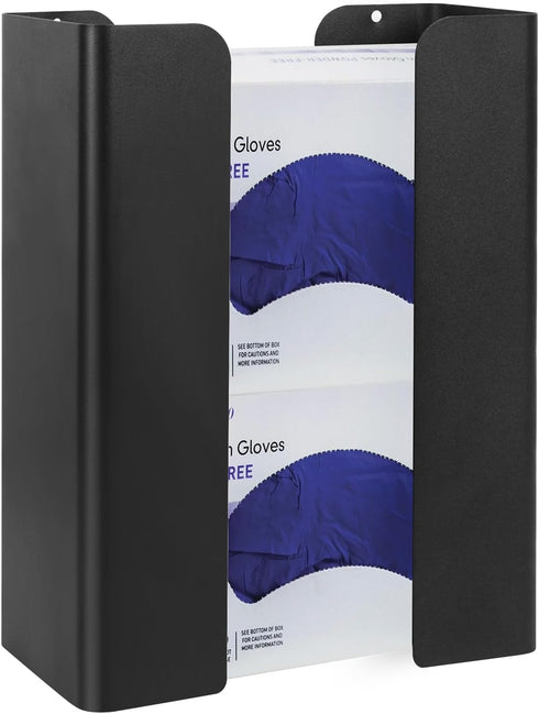 Dezzer Magnetic Glove Box Holder, Wall Mount Adjustable Metal Disposable Gloves Tissue
