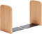 Pandapark Wood Bookends, Non-Skid Heavy Duty Bookends for Shelves - 1 Pair