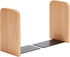 Pandapark Wood Bookends, Non-Skid Heavy Duty Bookends for Shelves - 1 Pair