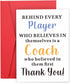 Coach Thank You Cards Coach Gifts for Men Women Soccer Coach Thank