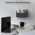 Black Acrylic Magnetic Pen Holder - Large Self Adhesive Wall Dry Erase Marker Holder for Home, School, Office