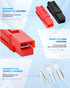 108 PCS 15/30/45 Amp Power Connectors Assortment Kit, Quick Disconnect Battery Connector Modular Terminals