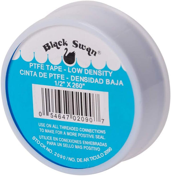 Black Swan White Teflon Tape ( size : 1/2 X 260) by Park Supply of America