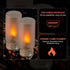 TWOHORSER Bulb,Flame Vehicle,Bedroom,Hallway,Camping,2-pack Portable USB Night Light Effect Lamp with Remote Control