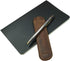 Hide & Drink Vintage Pen Sleeve, Full Grain Leather Office Essentials, Handmade Bookworm Accessories (Bourbon Brown)