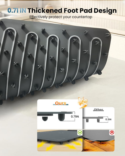 Zeltri 24''X16'' 6 6 Food Warmer Mat Plug and Play-Large Rapid Full Surface Heating, Level Temp, Hour Timer, Child