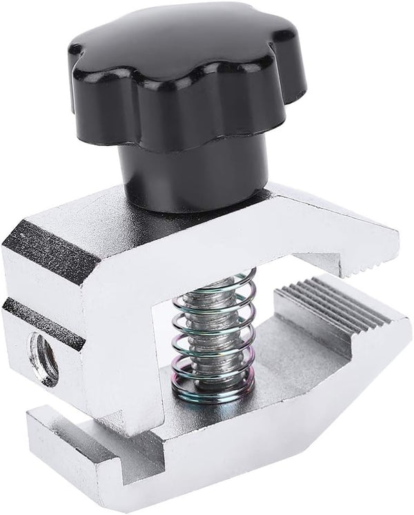 ViaGasaFamido SJJ-01 Push Pull Force Fixture, 500N High Capacity Stainless Steel Jaw Clamp Tension Meter