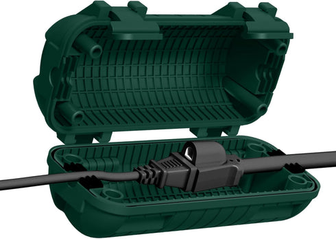 Extension Cord Cover Outdoor, IP54 Water-Resistant Power Cord Protector, Weatherproof Cable Safety Cover