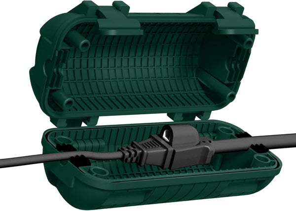 Extension Cord Cover Outdoor, IP54 Water-Resistant Power Cord Protector, Weatherproof Cable Safety Cover