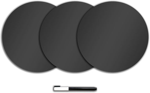 WallPops WPE0974 Charcoal Dry Erase Dot Decals - Grey, Perfect for Home or Office Decor