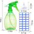 Spray Bottles - 3 Pack, 16 oz Mist/Stream, Bright Colors, Sturdy, Leak Proof for Cleaning, Plants, Hair
