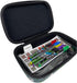 Innovative Designs Minecraft Pencil Case Set, Stickers and Gel Pens for Kids, Molded with Zip Closure