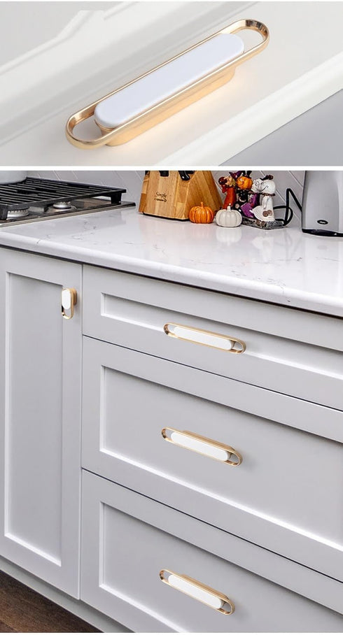 SANCHAKOU 6Pcs 16Mmk Zinc Alloy Drawer Pulls Bedside Cabinet Handle Bathroom Cabinet Wine Cabinet Cabinet Door Handle