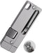zavcurp Titanium Keychain Wrench Mini EDC Adjustable Spanner with Screwdriver, Pocket Tool for