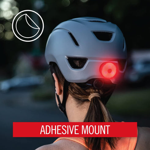 Coast SL1R USB Rechargeable Safety Clip Light, Multi-Mode Red Light, Adhesive Dual Mount for Running, Cycling, Job Site