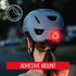 Coast SL1R USB Rechargeable Safety Clip Light, Multi-Mode Red Light, Adhesive Dual Mount for Running, Cycling, Job Site
