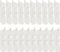 White Plastic Tilt Latch Pairs, Snap-In Spring Loaded Sliding Window Accessories, 20 Pieces