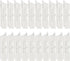 White Plastic Tilt Latch Pairs, Snap-In Spring Loaded Sliding Window Accessories, 20 Pieces