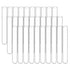 Stonylab Glass Test Tubes: Transparent Borosilicate Glass Round Bottom Test Tubes, 20 mm Diameter, 150 mm Length,