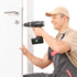 L-Shaped Stainless Steel Security Reinforcement Striker Plates, 2pcs Outswing Door Latch Guard for Extra Home Security
