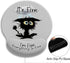 Ergonomic Mouse Pad with Wrist Support, Black Cat Gaming Mousepad with Non-Slip Base for Office Supplies